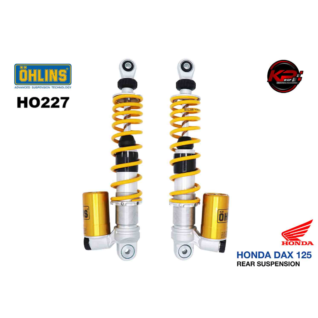 โช๊คหลัง OHLINS HO 227 FOR HONDA DAX125 (OHLINS รับประกัน 2 ปี)