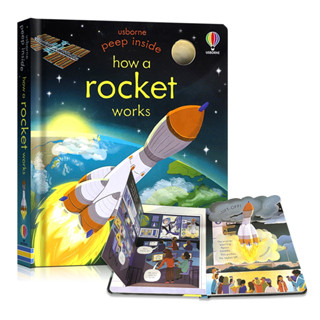 🌟New🌟 Usborne Peep Inside How A Rocket Works