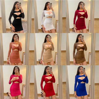 New Kimmy Dress 🤎🔥 ผ้าซีทรูแบบใหม่แบบสับ ปังมากกก Free Size | Twinsfahfon