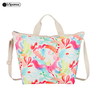 Lesportsac Deluxe Easy Carry Tote กระเป๋าโทสถือได้สะพายได้ Style 4360