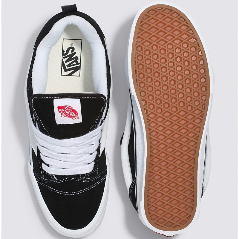 VANS KNU SKOOL BLACK TRUE WHITE SNEAKERS สินค้ามีประกันแท้