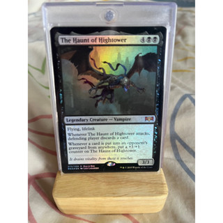 การ์ด MTG The Haunt of Hightower Foil Black Magic the Gathering EDH รุ่น RNA Promo สภาพ Nm