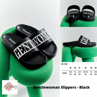 [พร้อมส่ง] รองเท้าแตะ Gentlewoman Slippers - Black