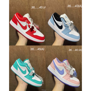 🏀รองเท้าผ้าใบน Air Jordon 1 Retro High  รองเท้าผ้าใบ  พร้อมส่ง