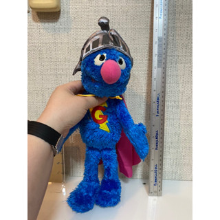 ตุ๊กตา Grover sesame street ตัวเครื่องสวย แต่ไม่ติดค่ะ ของแท้ ตำหนิตา สภาพรวมสวย