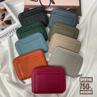 Code:BASEPCF ลดเพิ่่่ม 10%BKW146 กระเป๋าสตางค์ใบเล็กซิปรอบ