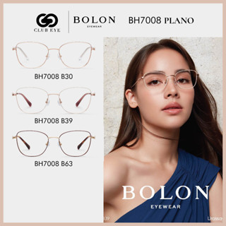 BOLON กรอบแว่นตา โบลอน รุ่น PLANO BH7008 ทรง Cat eye ของแท้ มีประกัน [SS23]