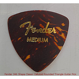 ของแท้ 100% ปิ๊ก Fender ทรงสามเหลี่ยม Medium สีกระน้ำตาล ราคา/อัน