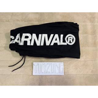 กางเกง CARNIVAL รุ่น Nylon Track Pant 2020 Black สีดํา Size S มือ2 แท้100% (มีเก็บปลายทางครับ)