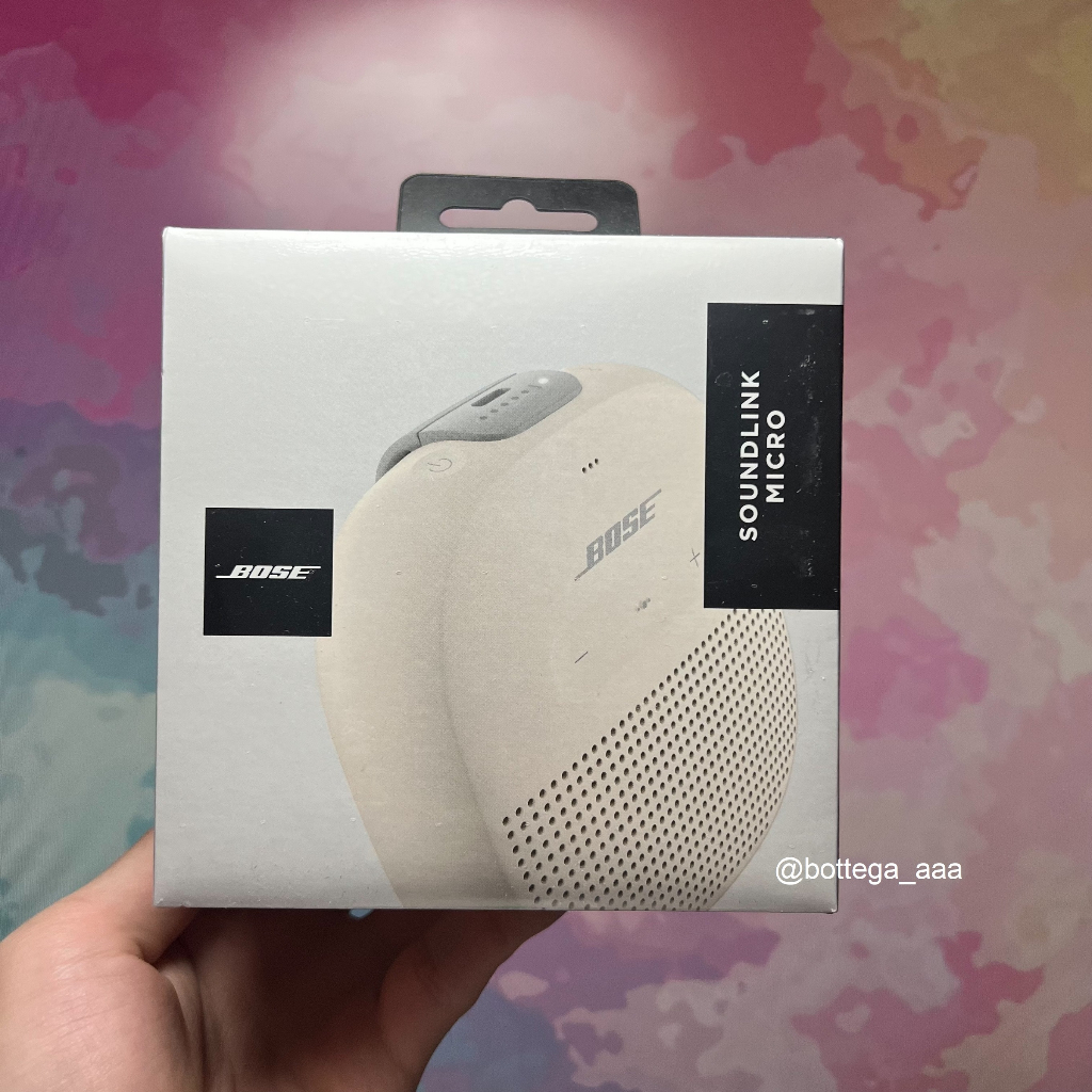 (แท้มือ1 ฉลากไทย ยังไม่แกะซีล) ลำโพงบลูทูธไร้สาย Bose SoundLink Micro Bluetooth Speaker สีsmoke whit
