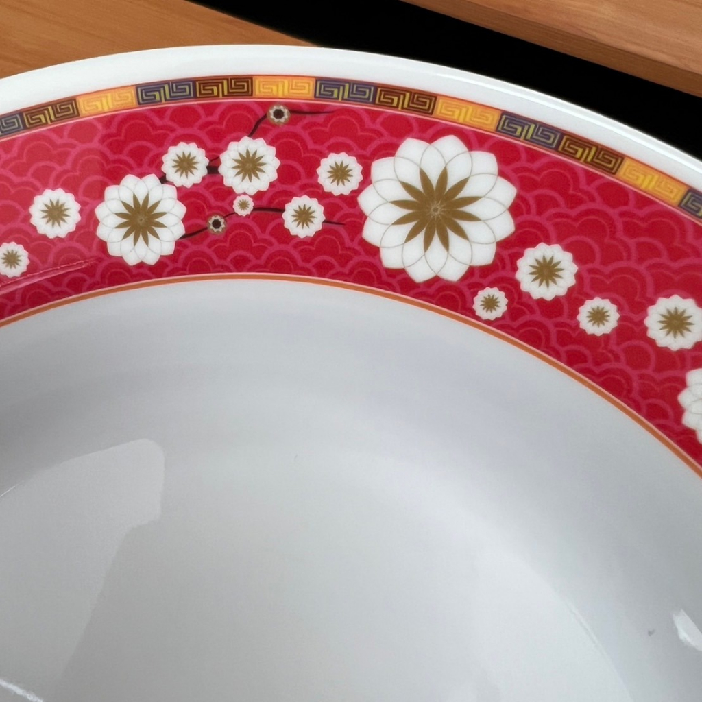 SB Melamine [6 ชิ้น] ชุดจานเมลามีน 6 ชิ้น ทรงลึก ขนาด 9 นิ้ว ลายจีน ดอกเก๊กฮวยสวยมากๆ - รูปที่ 5