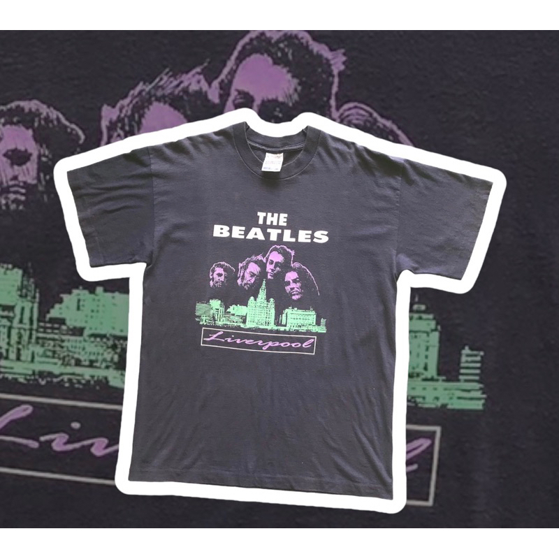 เสื้อยืด THE BEATLES LIVERPOOL ปี 1990