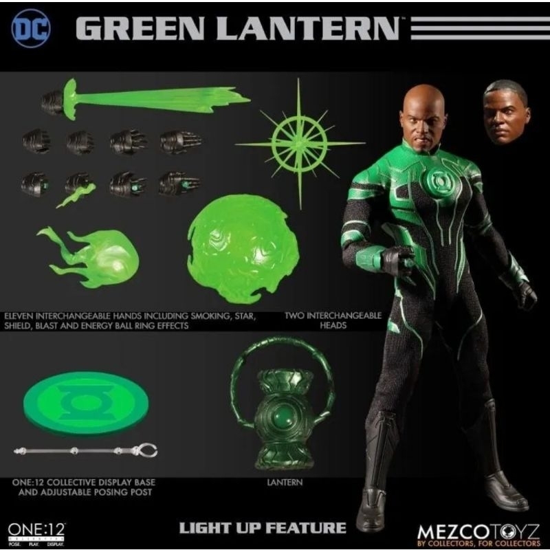 Mezco One : 12 Green Lantern John Stewart (สินค้าลิขสิทธิ์แท้จาก Mezco)