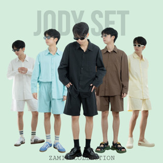 JODY SET ชุดเซตสีพื้นทรงโอเวอร์ไซส์ เสื้อ+กางเกง ได้ทั้งชุด