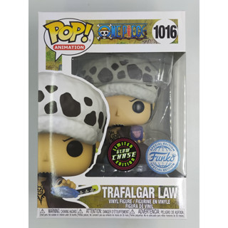Funko Pop One Piece - Trafalgar Law [Chase / เรืองแสง] #1016 (กล่องมีตำหนินิดหน่อย)