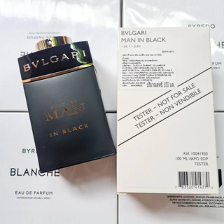 Bvlgari man in black edp 100ml. Tester สคบ.