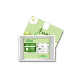 [พร้อมส่ง] Aura Bright Green Apple cream ออร่าไบร์ท แบรนด์ออร่าวีไอพี ครีมแอปเปิ้ลเขียว