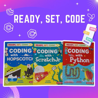 Ready set CODE! หนังสือปูพื้นฐานเรื่อง Coding สำหรับเด็ก ฉบับภาษาอังกฤษ เซต 3 เล่ม