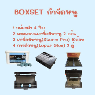 BOXSETกำจัดหนู(STORM PRO)เหยื่อพิษกำจัดหนู