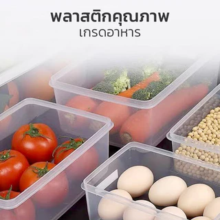 กล่องใส่อาหาร กล่องพลาสติก กล่องเก็บอาหาร มีฝาปิด มี 2 ขนาด ปลอดสาร BPA ไม่มีสารตกค้าง Tham coffee