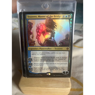 การ์ด MTG Tezzeret, Master of the Bridge Magic the gathering EDH รุ่น War สภาพ Nm