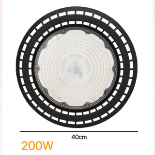 หลอดไฟ LED โคมไฮเปย์ UFO AC220V 100W 150W 200W แสงขาว IP65 High Bay Light กันน้ํา ความสว่างสูง สําหรับโรงรถ ลานจอดรถครับ