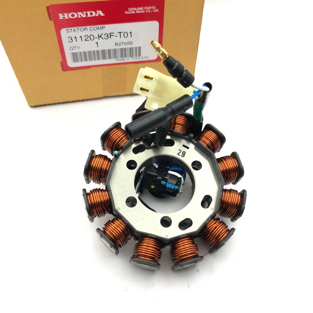 มัดไฟ ขดลวดจานไฟ ชุดจานไฟ ฟิลคอยล์ WAVE 125I LED 2023-25 แท้ HONDA STATOR COMP  70