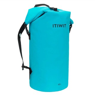 Decathlon ดีแคทลอน กระเป๋ากันน้ำ 40 ลิตร (สีฟ้า Turquoise ) กระเป๋า