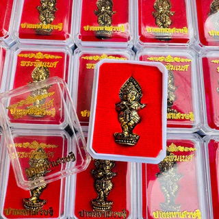 พระพิฆเนศปางมหาเศรษฐี งามคมสวย พร้อมกล่องกำมะหยี่สีแดงอย่างดี