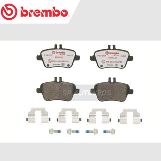 BREMBO ผ้าดิสเบรคหลัง BENZ A  CLASS W176, B CLASS W246 , CLA-Coupe C117 13-&gt;, GLA X156 13-&gt;, SLK R172, SLC R172  P50 091