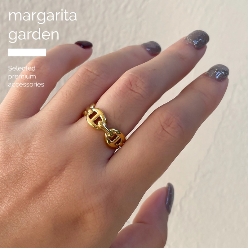 Margarita Link Chain Premium Stainless Ring