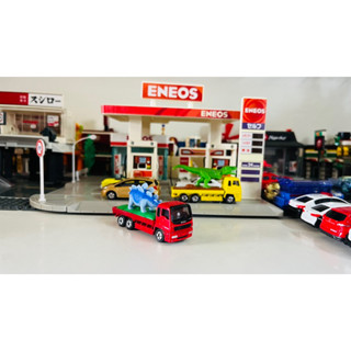MODEL TOMICA TRUCK : ISUZU GIGA STEGOSAURUS DINOSAUR MOTOR LORRY SET.