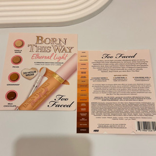 ✅พร้อมส่ง✅แท้ Too Faced Born This Way Ethereal Light Concealer เทสเตอร์