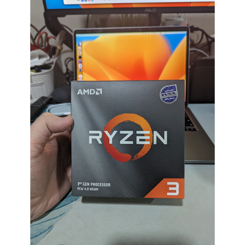 CPU AMD Ryzen 3 3300X มือ 2 พร้อมพัดลม