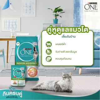[ล็อตใหม่] Purina One เพียวริน่า วัน อาหารแมว Kitten ลูกแมว Indoor ในบ้าน Salmon แซลมอน ป้องกันนิ่ว ก้อนขน สูงวัย 1.2 kg