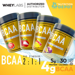 Whey Labs BCAA + Electrolytes - 50 Servings กรดอะมิโนป้องกันการสลายตัวของกล้ามเนื้อ