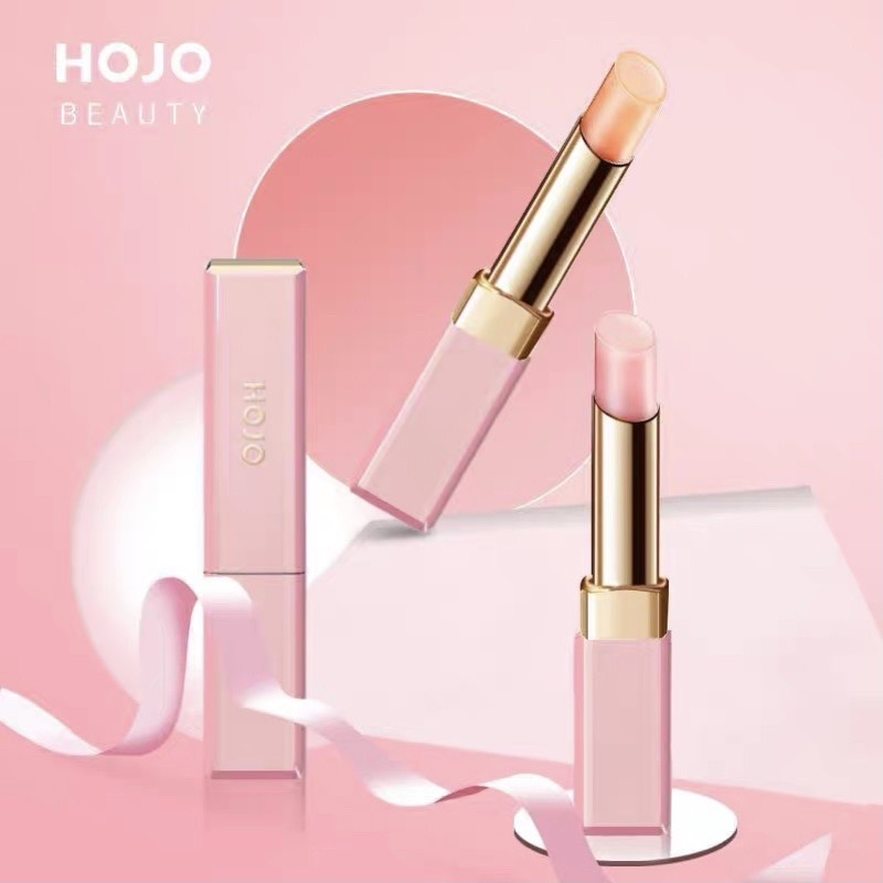 [No.8042] Hojo Color Changing Lip balm ลิปบาล์ม ลิปมันเปลี่ยนสี สีอ่อนๆ สุขภาพดี ให้ชุ่มชื้นยาวนาน