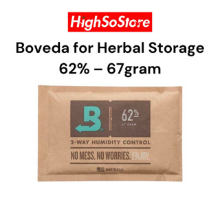 🚚พร้อมส่ง 🚚ส่งไว ซองบ่มสมุนไพร ซองกันชื้น Boveda for Herbal Storage 62% – 67gram