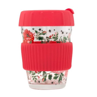 Cath Kidston Glass Travel Cup 30 Years Rose