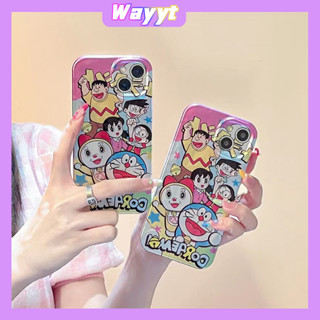 💖New💖iPhone 14 13 12 11 Pro Max เคส for เคสไอโฟน11 การ์ตูน บางเบาพกพาง่าย โดราเอมอน แฟชั่น เนื้อแมท รวมทุกอย่าง Case