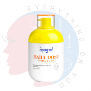 [พร้อมส่ง] *ลดล้างสต็อค หมดอายุ 10/23*  Supergoop! Daily Dose Vitamin C + SPF Sunscreen Serum SPF40 PA+++