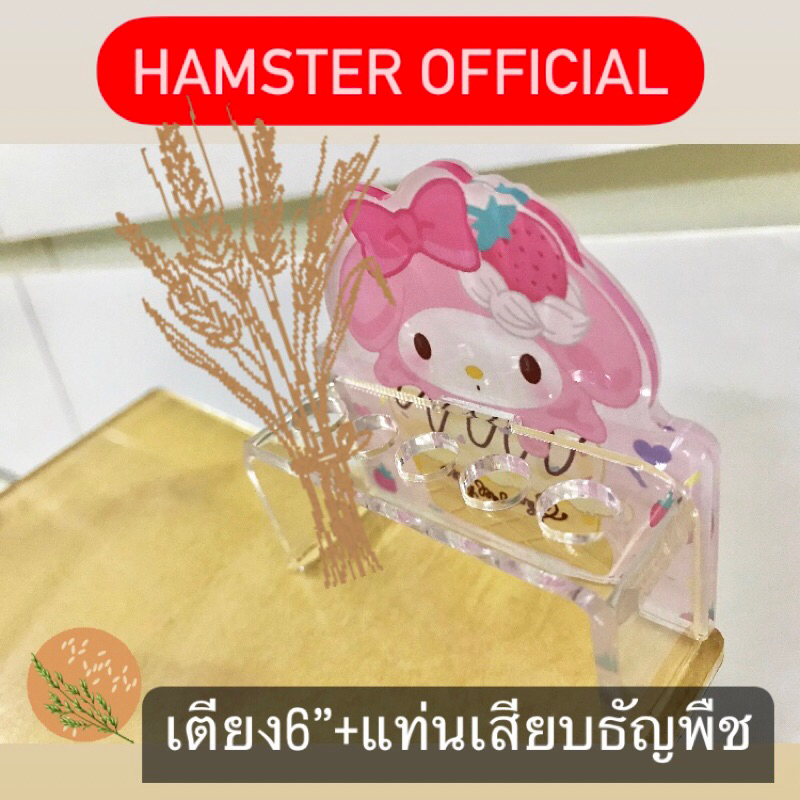 ส่งไว🥕แผ่นเย็นคลายร้อน เจลปรับอุณหภุมิ แฮมเตอร์ อะคริลิคใส ของแต่งกรง สัตว์เล็ก Hamster Official