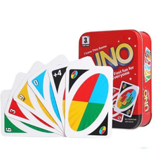 เกมส์ไพ่ / UNO Card Game กล่องเหล็ก