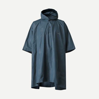 เสื้อกันฝน Raincoat ชุดกันฝน ผ้าคลุมกันฝน FORCLAZ Hiking Rain Poncho FORCLAZ MT 50 - 10 L GREY