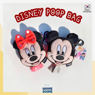 DISNEY MICKEY MINNIE POOP BAG กระเป๋าใส่ถุงอึ 🇰🇷 กระเป๋าเก็บอึสัตว์เลี้ยง แบบพกพา อุปกรณ์เสริม สําหรับสุนัข 1 ชิ้น