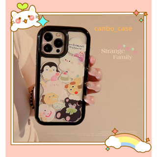 🎁ส่งของขวัญ🎁เคสไอโฟน สำหรับ 11 14 for iPhone Case 13 12 Pro Max การ์ตูน น่ารัก ตลก แฟชั่น กันกระแทก เคสนิ่ม เคสโทรศัพท์