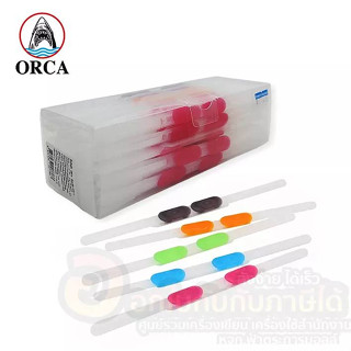 ลิ้นแฟ้ม ORCA ลิ้นแฟ้มพลาสติก คละสี FTN-1 บรรจุ 50ชิ้น/กล่อง จำนวน 1กล่อง พร้อมส่ง