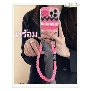 ✨ส่งของขวัญ✨เคส for iPhone 11 14 Pro Max Case for iPhone 12 13 ป้องกันการตก การป้องกัน พร้อม สาวน่ารักหัวใจ ไล่ระดับ