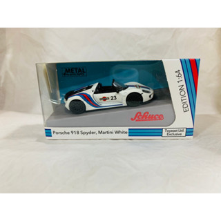 Schuco 1/64 Porsche 918 Spyder, Martini, White