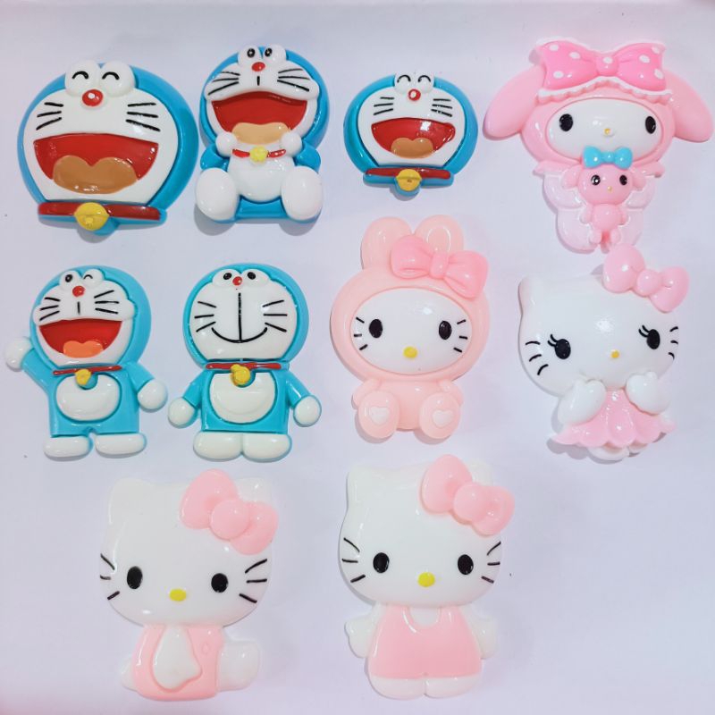การ์ตูนขนาดใหญ่ม่อน&KT 5*6cm.อุปกรณ์DIYตกแต่งเคสมือถือกาวครีม ตกแต่งกระจกและตลับแป้ง